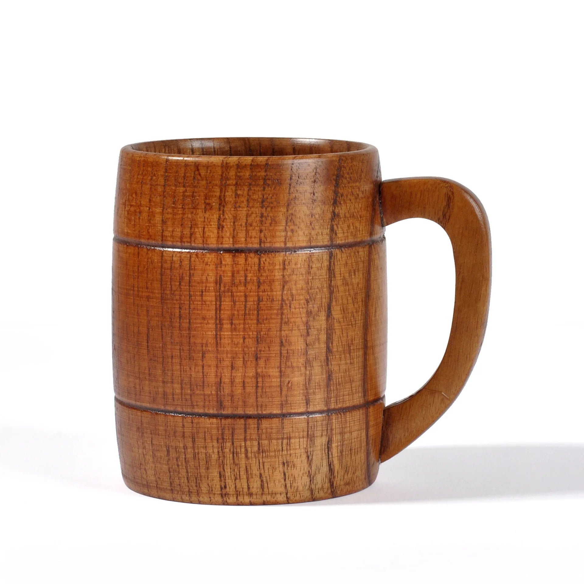 400ml Handmade Wooden Cup Chinese Style Primitive Drinking Cup