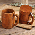 Load image into Gallery viewer, 400ml Handmade Wooden Cup Chinese Style Primitive Drinking Cup
