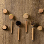 Load image into Gallery viewer, Wooden Long-Handled Pot And Bowl Brush
