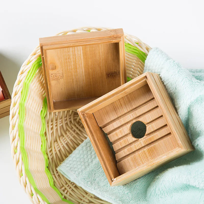 Simple Bamboo Manual Soap Box