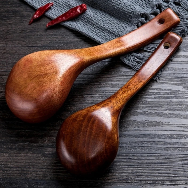 Solid Wood Non-stick Special Spoon