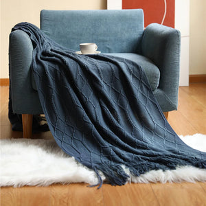 Boho Woven Throw Blanket