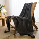 Load image into Gallery viewer, Nordic Blankets for Bed Sofa Couch Chunky Knit Bedspread Knitted Throw Blanket
