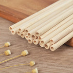 Load image into Gallery viewer, Reusable Bamboo Straws Natural Eco-friendly Portable
