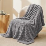 Load image into Gallery viewer, Throw Blanket for Couch-Soft White Boho Bed Throw Blanket
