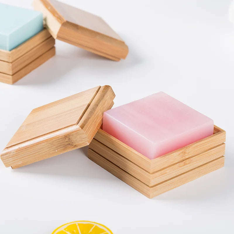 Simple Bamboo Manual Soap Box