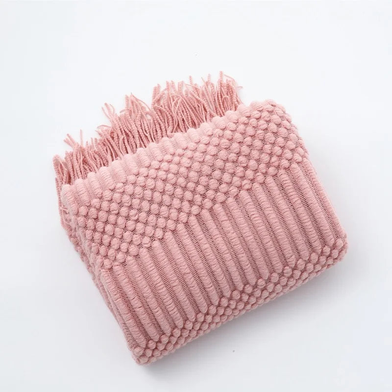 Boho Woven Throw Blanket