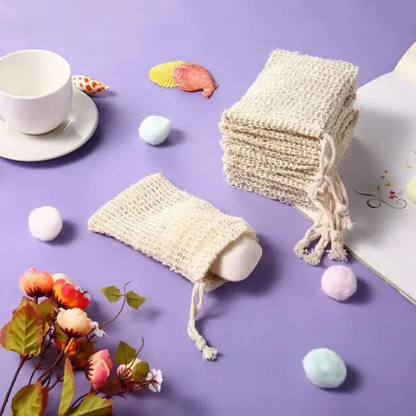 10Pcs Shower Bath Soap Foaming Bag