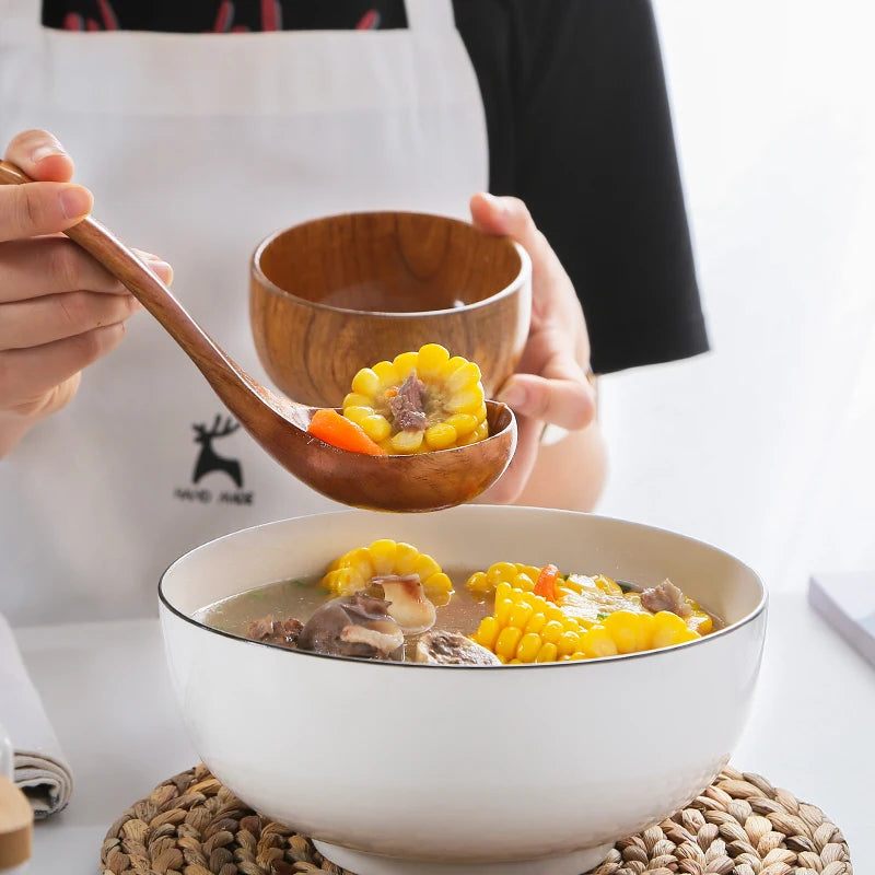 Solid Wood Non-stick Special Spoon