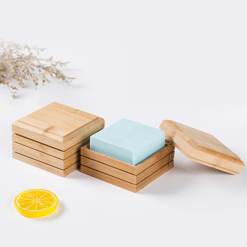 Simple Bamboo Manual Soap Box
