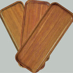 Load image into Gallery viewer, 1Pcs Tableware Solid Wood Round Dessert Plate
