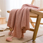 Load image into Gallery viewer, Nordic Blankets for Bed Sofa Couch Chunky Knit Bedspread Knitted Throw Blanket
