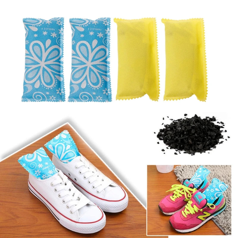 2Pc Deodorizer Bag Carbon Odor Bamboo Charcoal Air Purifiers