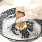 Load image into Gallery viewer, Natural Wooden Pot And Bowl Brush
