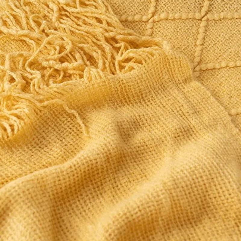 Boho Woven Throw Blanket