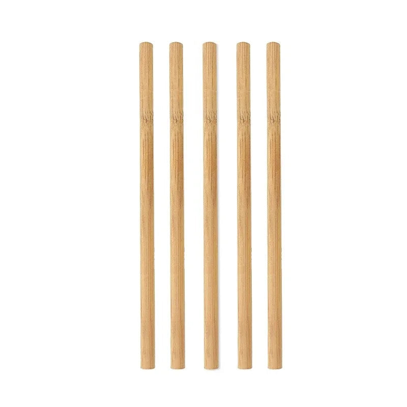 Reusable Bamboo Straws Natural Eco-friendly Portable