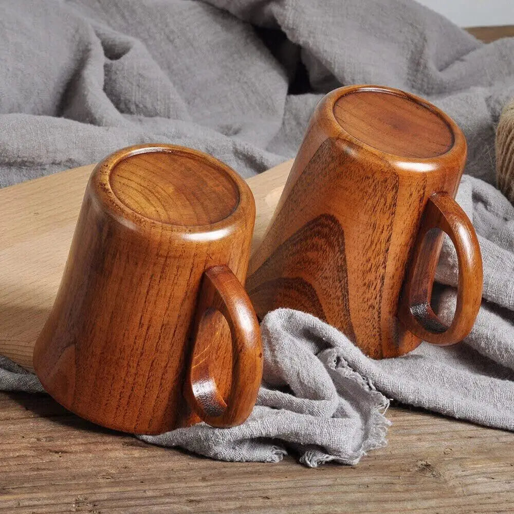 1Pc Japanese Creative Wood Cup
