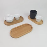 Load image into Gallery viewer, 1Pcs Tableware Solid Wood Round Dessert Plate

