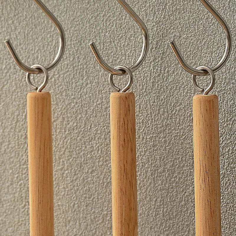 Wooden Long-Handled Pot And Bowl Brush